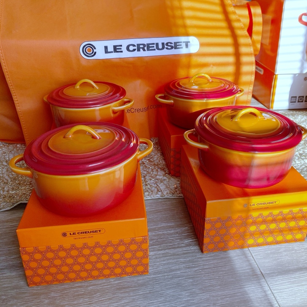 4 Le Creuset 90th anniversary Cocottes